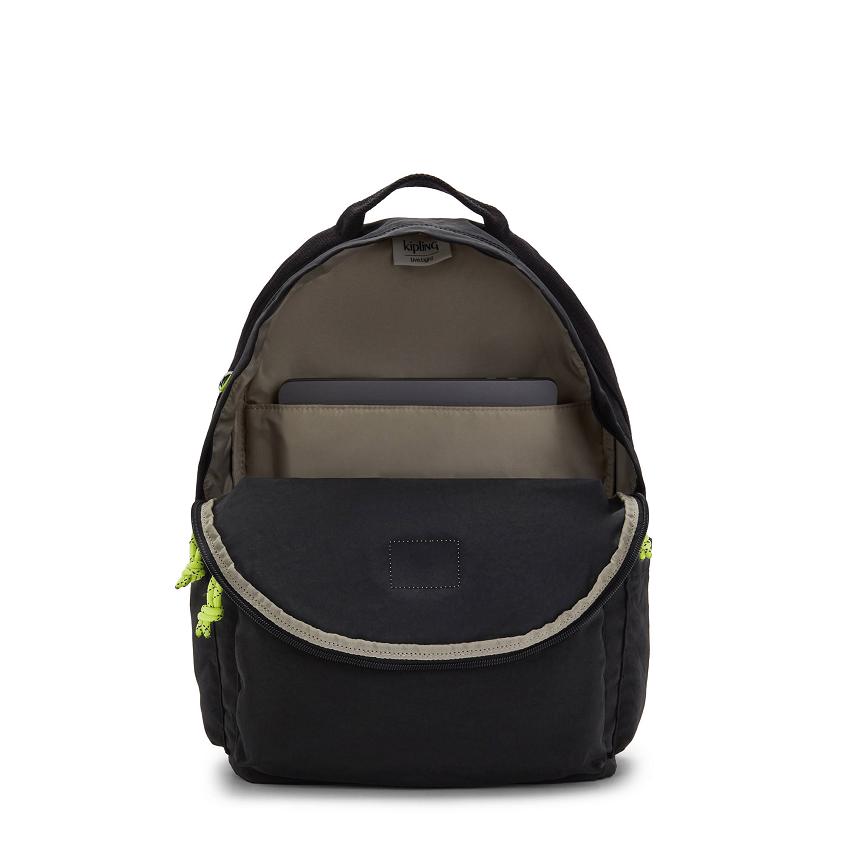 Kipling Damien Large Laptop Backpacks Black | UKKi1317Y