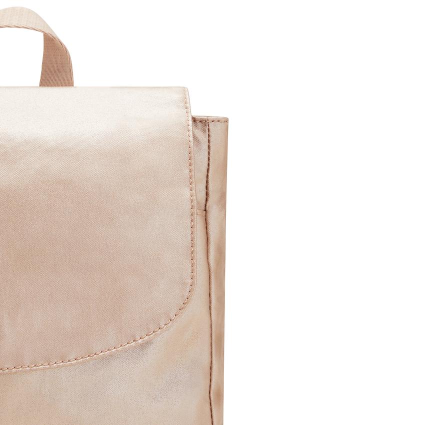 Kipling Dannie Fashion Backpacks Gold Metal | UKKi1246T