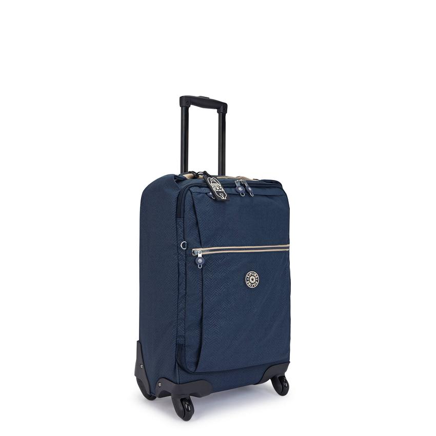 Kipling Darcey Small Carry On Luggage Blue | UKKi2018E