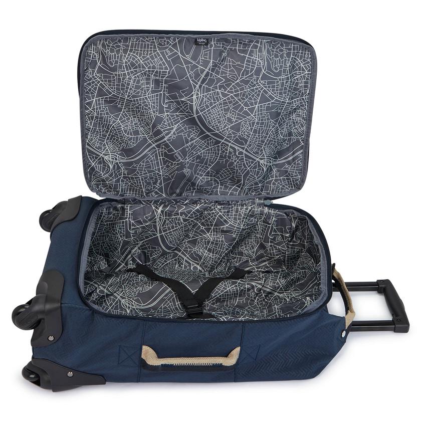 Kipling Darcey Small Carry On Luggage Blue | UKKi2018E