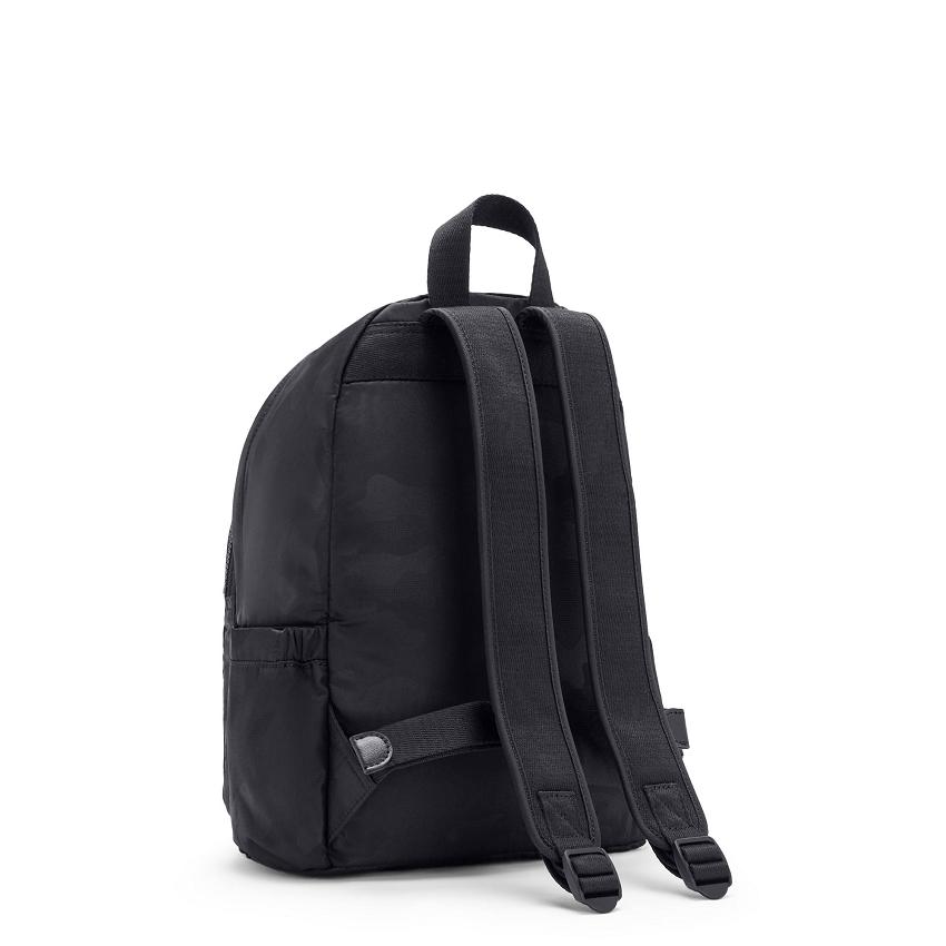 Kipling Delia Fashion Backpacks Black Camo | UKKi1252S