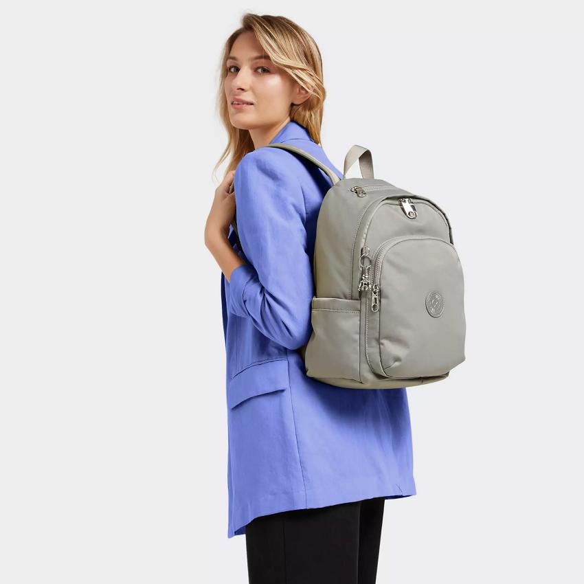 Kipling Delia Fashion Backpacks Grey | UKKi1248U