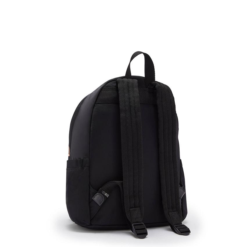 Kipling Delia Fashion Backpacks Rose Black | UKKi1250O
