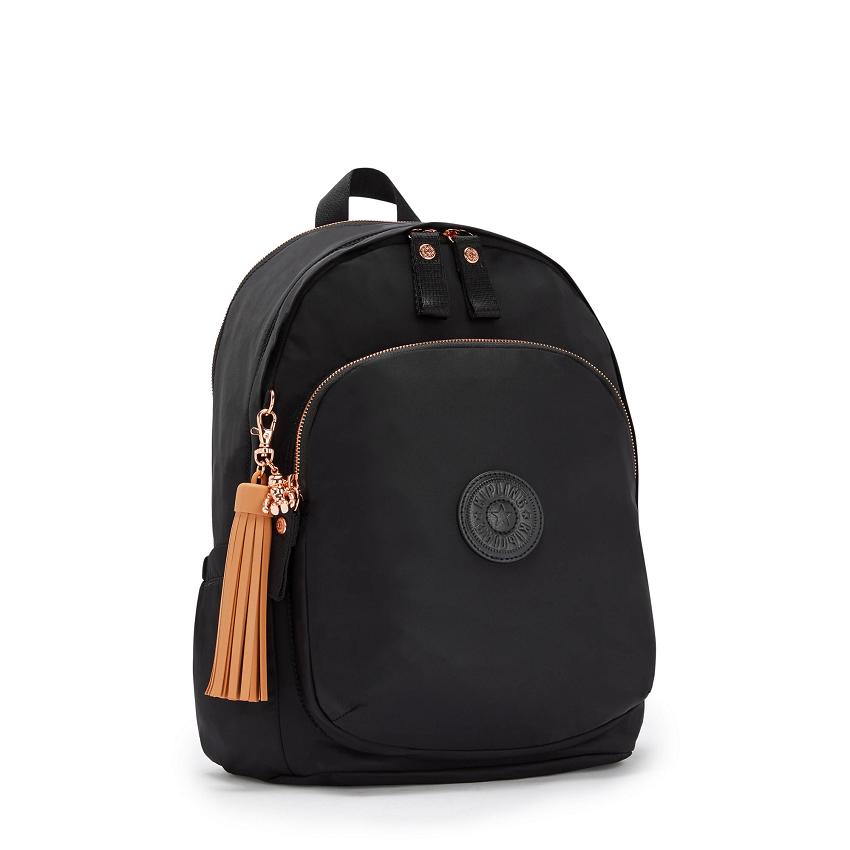Kipling Delia Medium Fashion Backpacks Rose Black | UKKi1254H