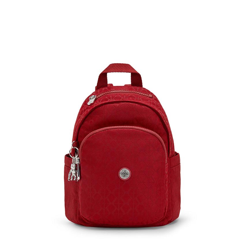 Kipling Delia Mini Fashion Backpacks Red | UKKi1262N