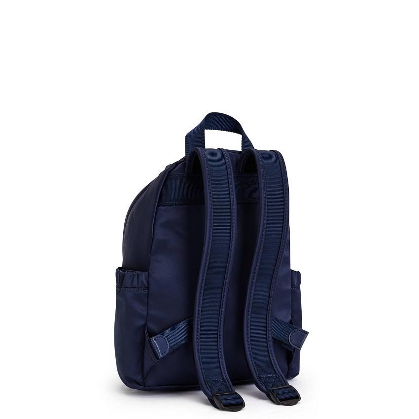 Kipling Delia Mini Travel Backpacks Blue | UKKi1421R