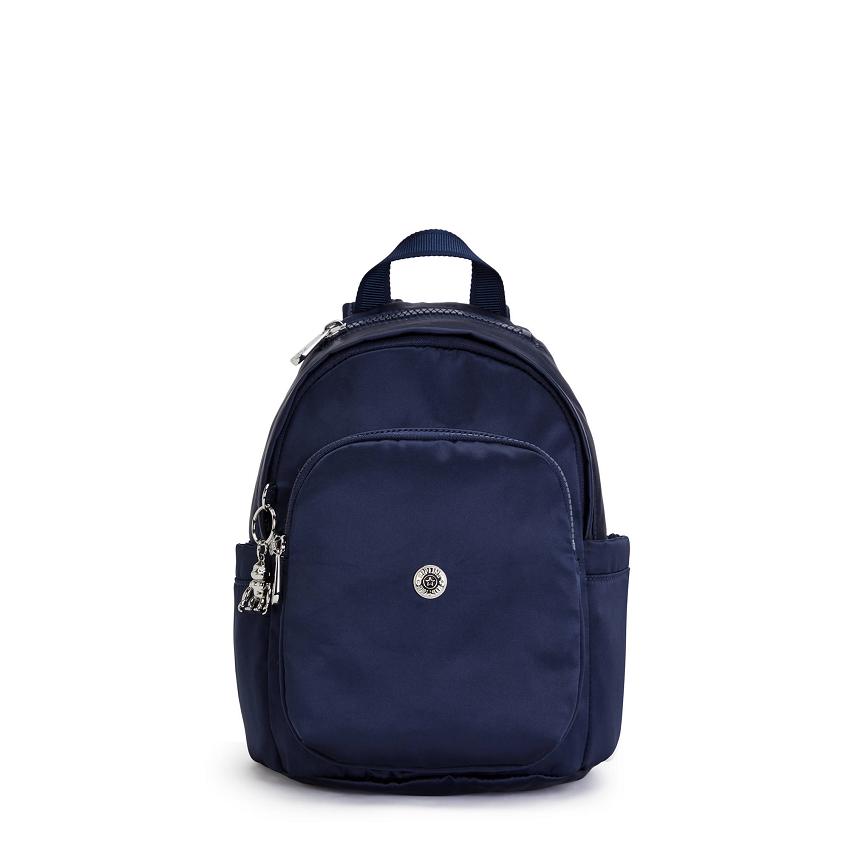 Kipling Delia Mini Travel Backpacks Blue | UKKi1421R