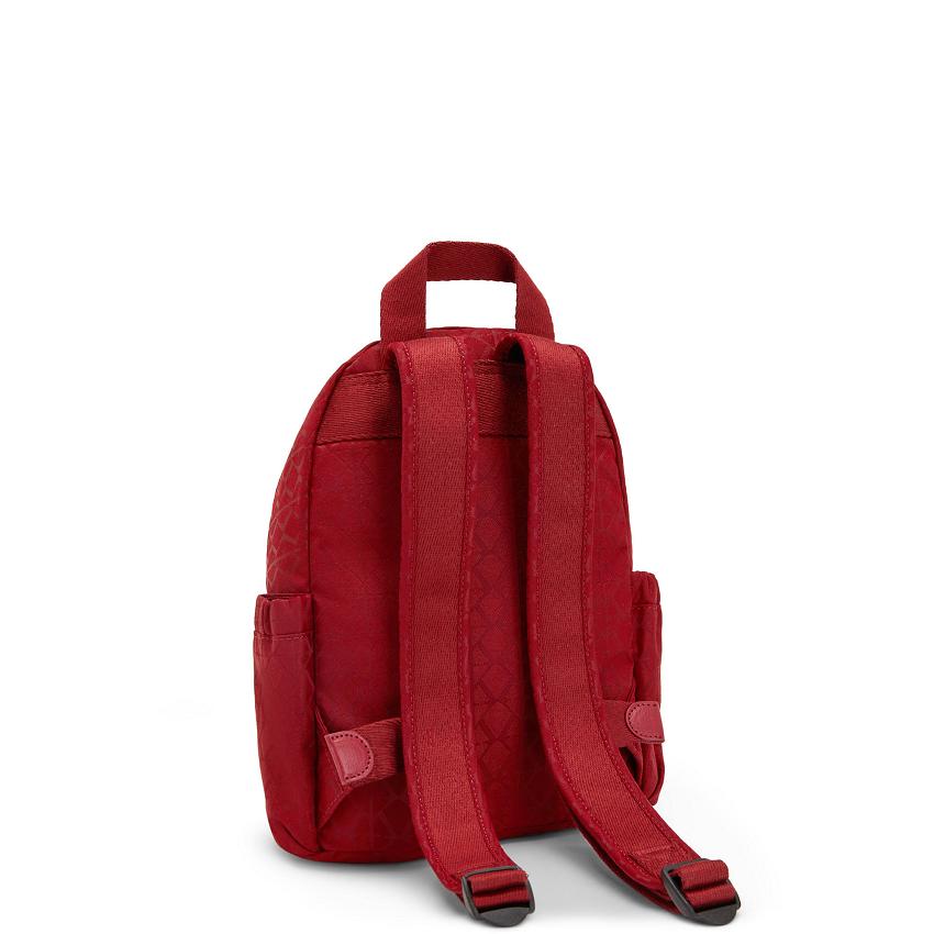 Kipling Delia Mini Travel Backpacks Red | UKKi1422T