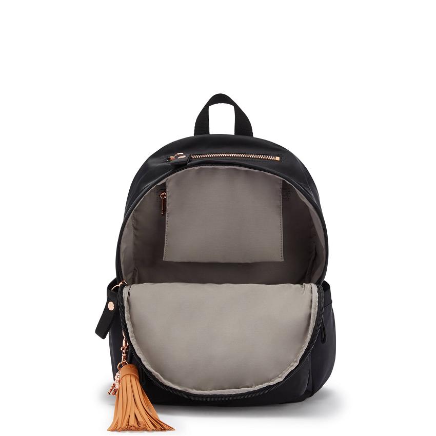 Kipling Delia Travel Backpacks Rose Black | UKKi1419W