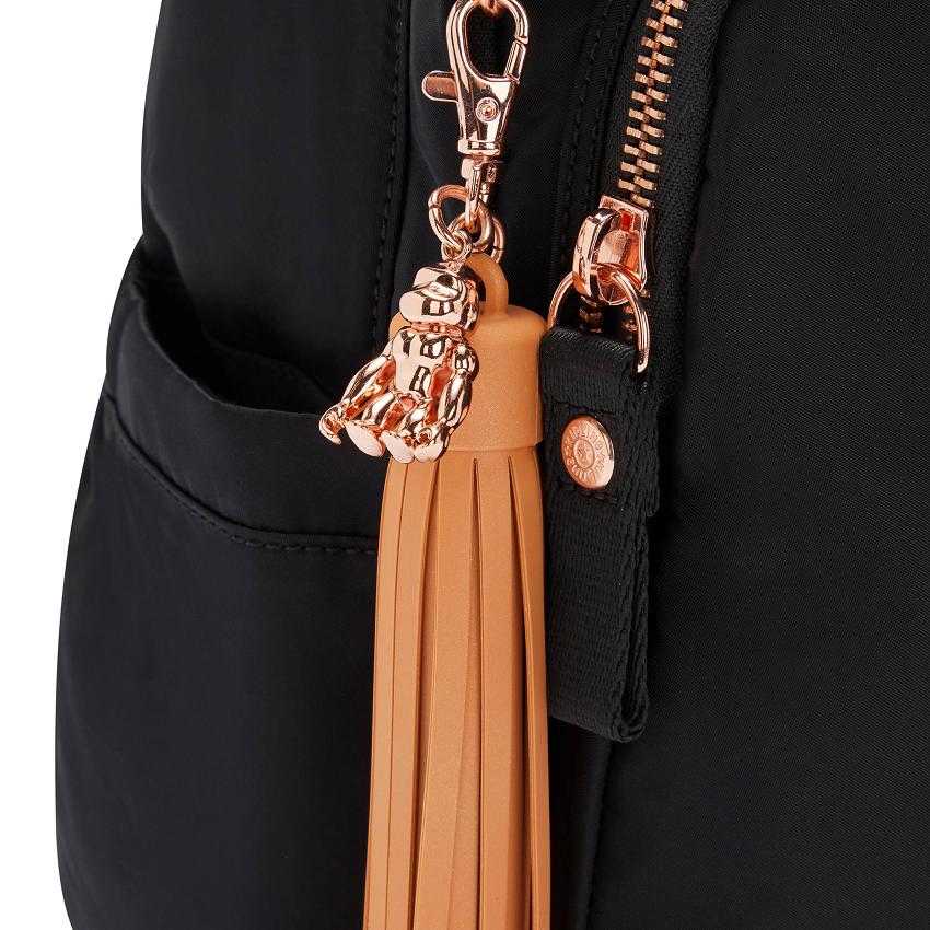 Kipling Delia Travel Backpacks Rose Black | UKKi1419W