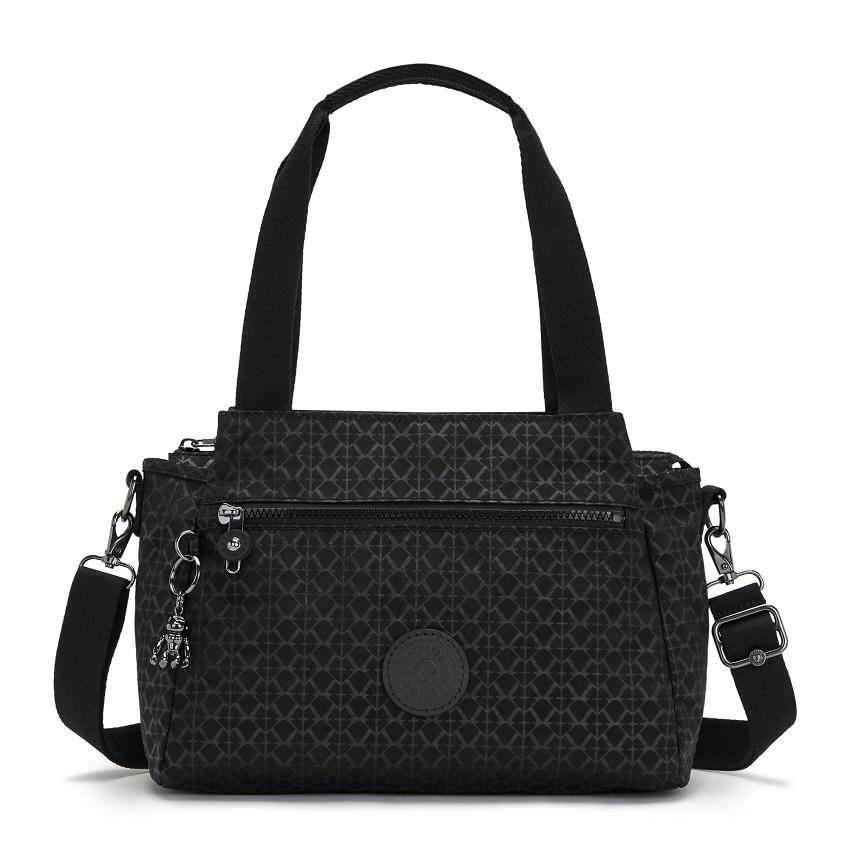 Kipling Elysia Shoulder Bags Black | UKKi1943F