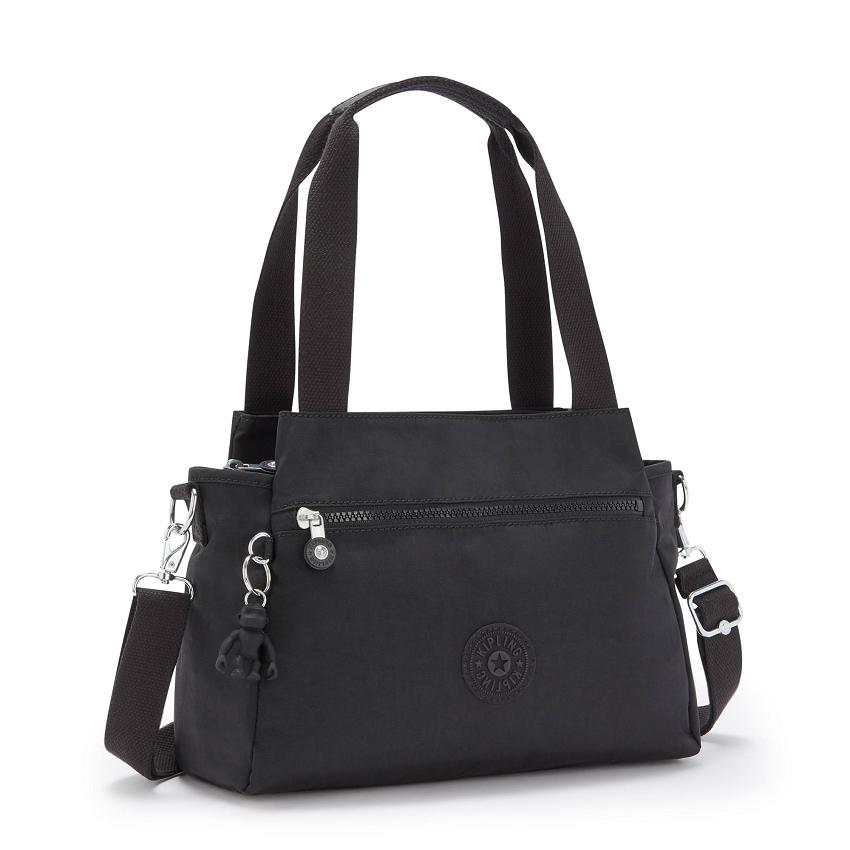 Kipling Elysia Shoulder Bags Black | UKKi1945J