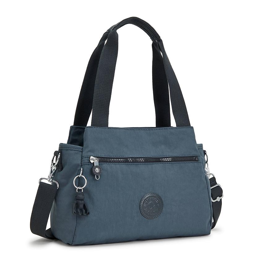 Kipling Elysia Shoulder Bags Navy Grey | UKKi1939S