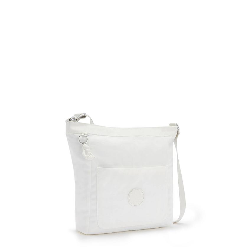 Kipling Erasmo Shoulder Bags White | UKKi1948E