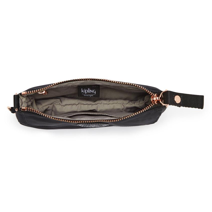 Kipling Etka Shoulder Bags Rose Black | UKKi1949R
