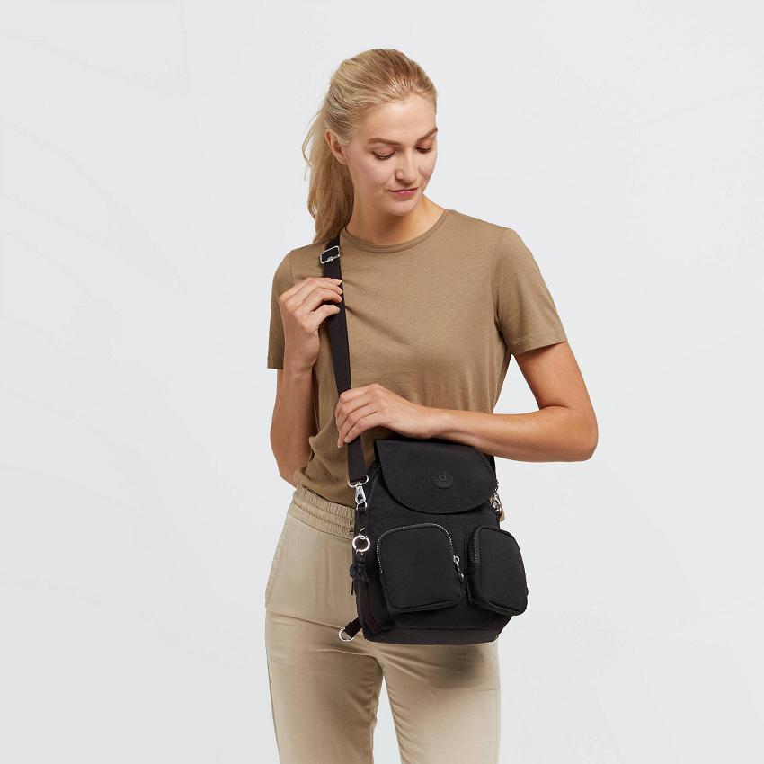 Kipling Firefly Up Fashion Backpacks Black | UKKi1266S