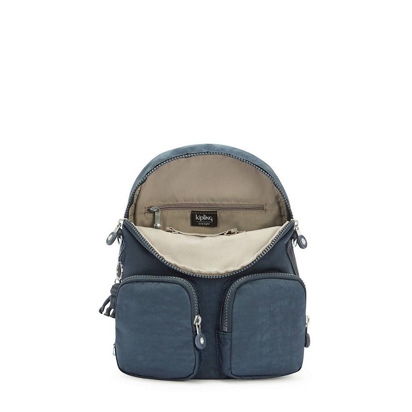 Kipling Firefly Up Fashion Backpacks Blue | UKKi1265M