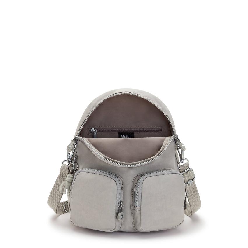 Kipling Firefly Up Travel Backpacks Grey | UKKi1426O