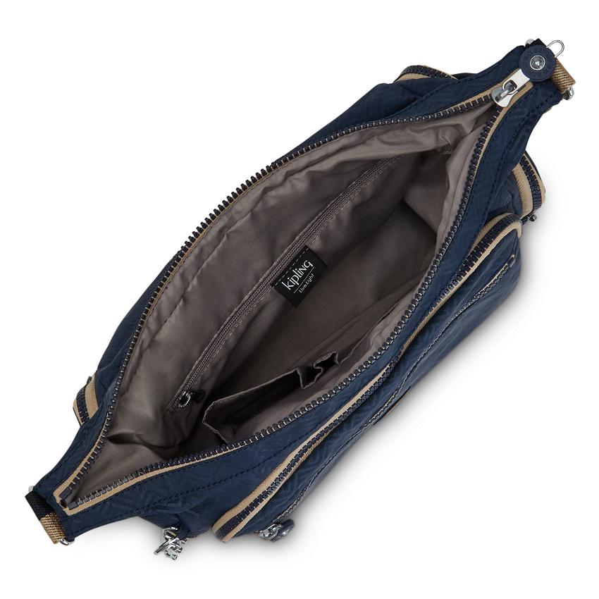 Kipling Gabbie Crossbody Bags Blue | UKKi1561D