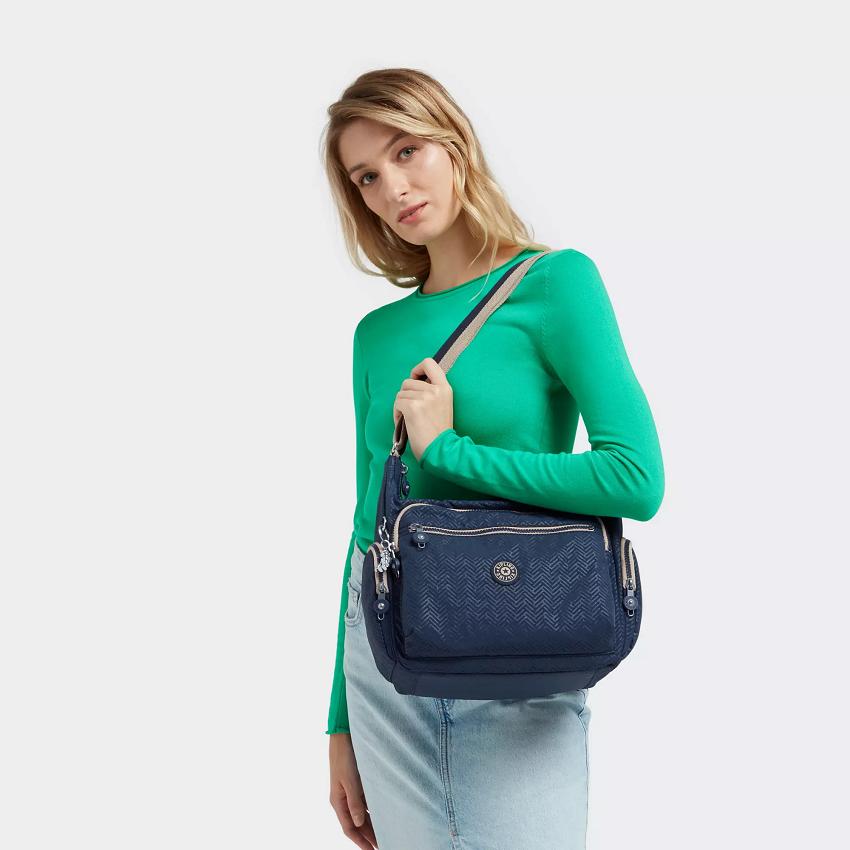 Kipling Gabbie Crossbody Bags Blue | UKKi1561D