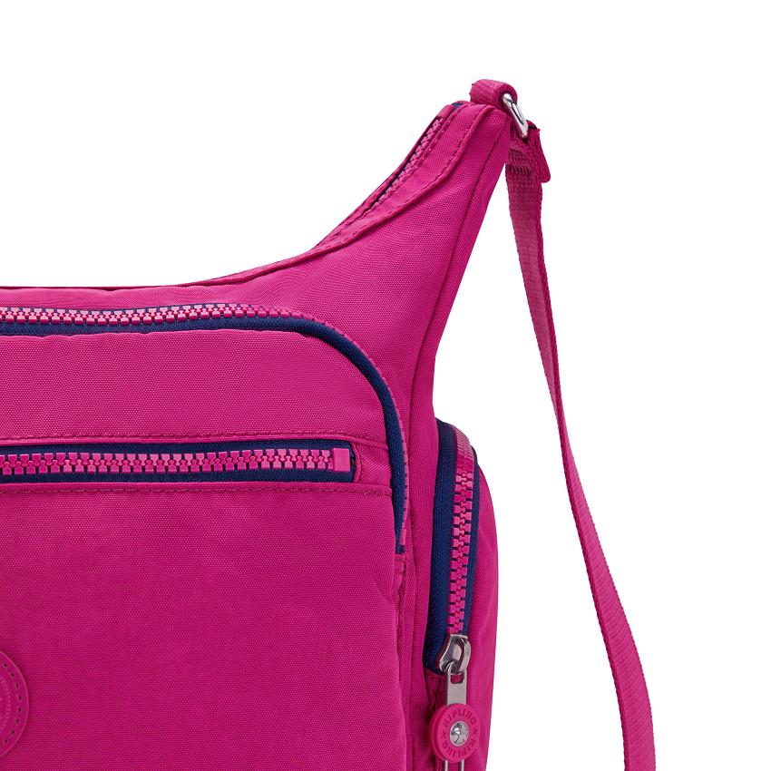Kipling Gabbie Crossbody Bags Pink Fuchsia | UKKi1560S