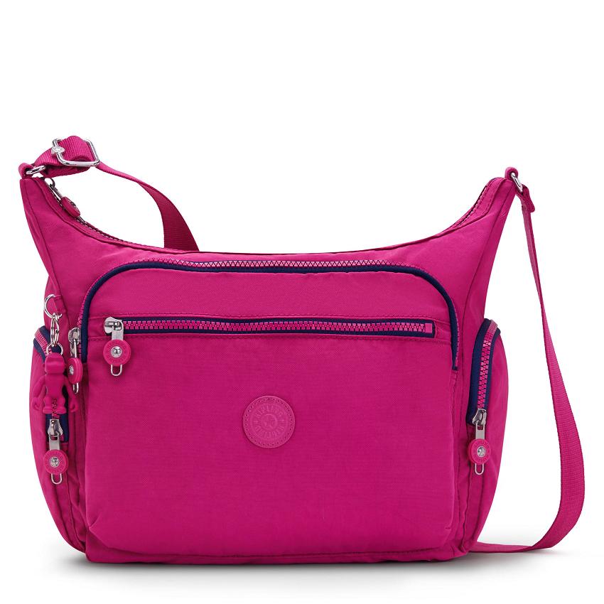 Kipling Gabbie Crossbody Bags Pink Fuchsia | UKKi1560S