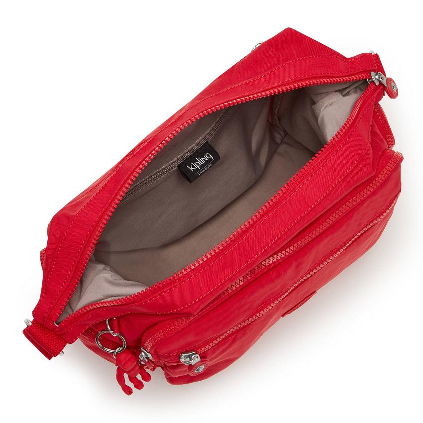 Kipling Gabbie Crossbody Bags Red | UKKi1557I