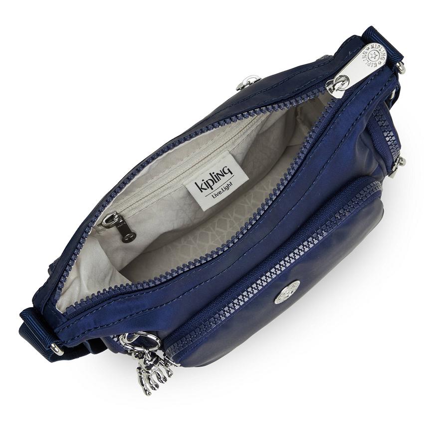 Kipling Gabbie Mini Crossbody Bags Blue | UKKi1562H