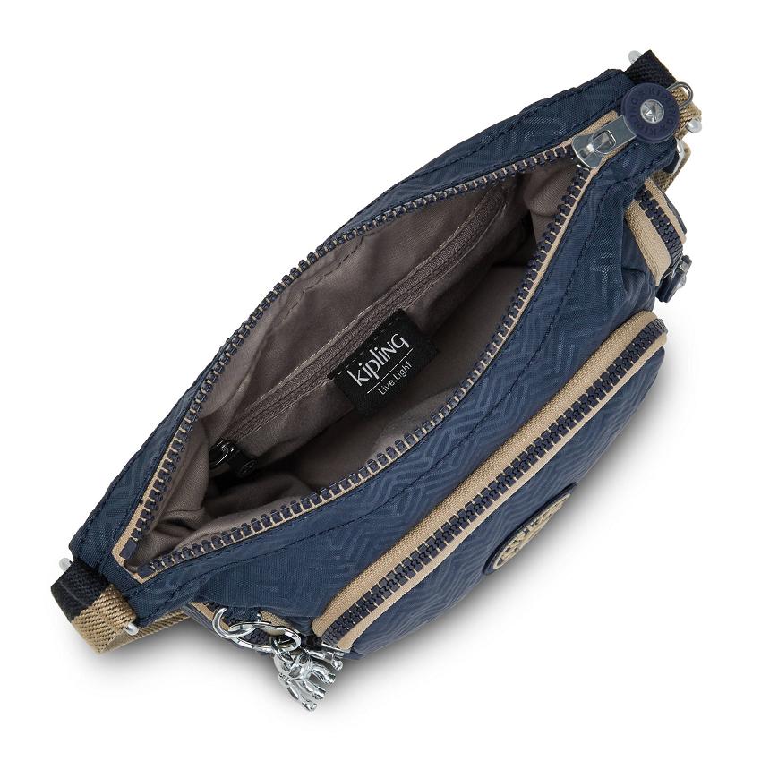 Kipling Gabbie Mini Crossbody Bags Blue | UKKi1570N