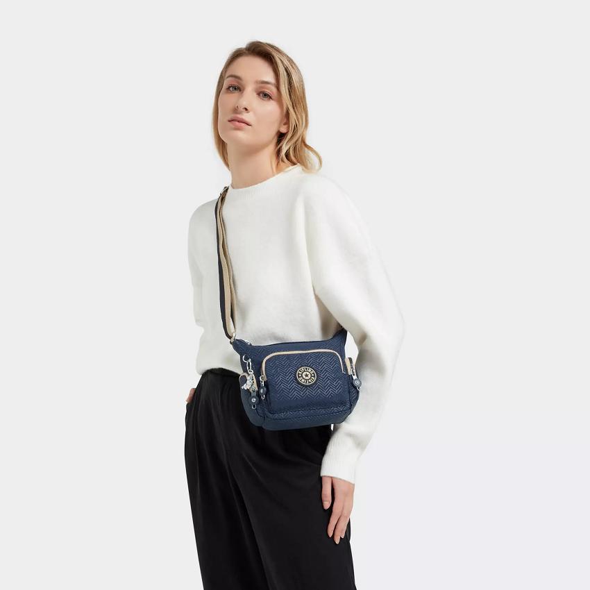 Kipling Gabbie Mini Crossbody Bags Blue | UKKi1570N