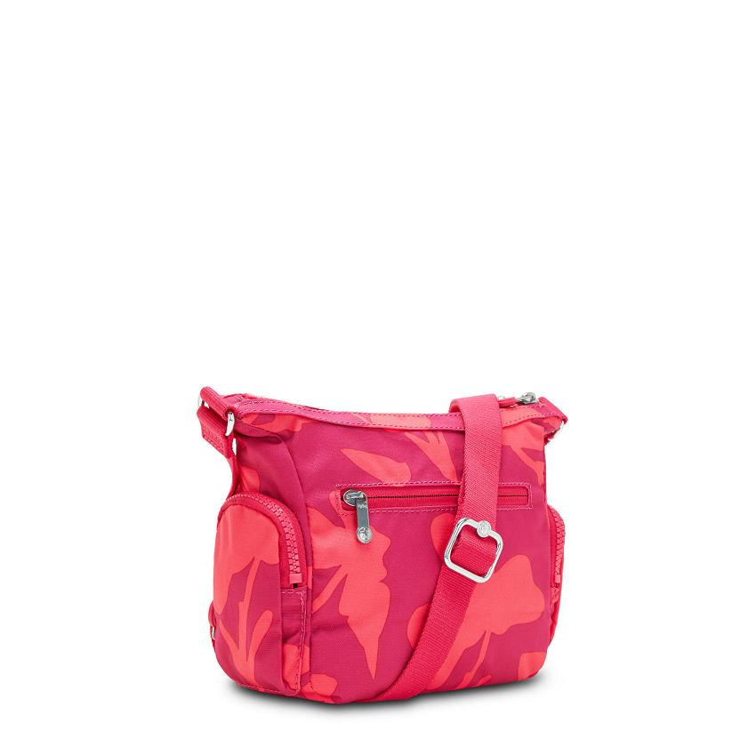 Kipling Gabbie Mini Crossbody Bags Coral Flower | UKKi1571M