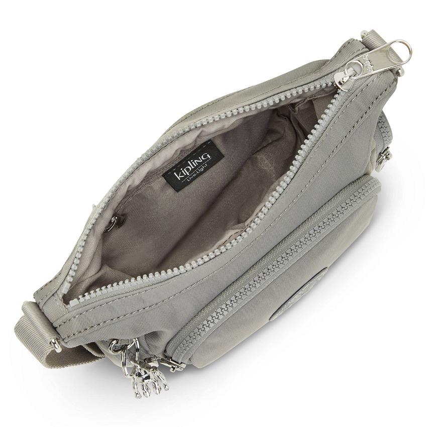 Kipling Gabbie Mini Crossbody Bags Grey | UKKi1572N