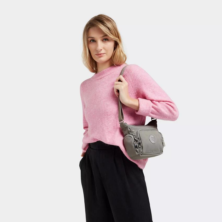 Kipling Gabbie Mini Crossbody Bags Grey | UKKi1572N