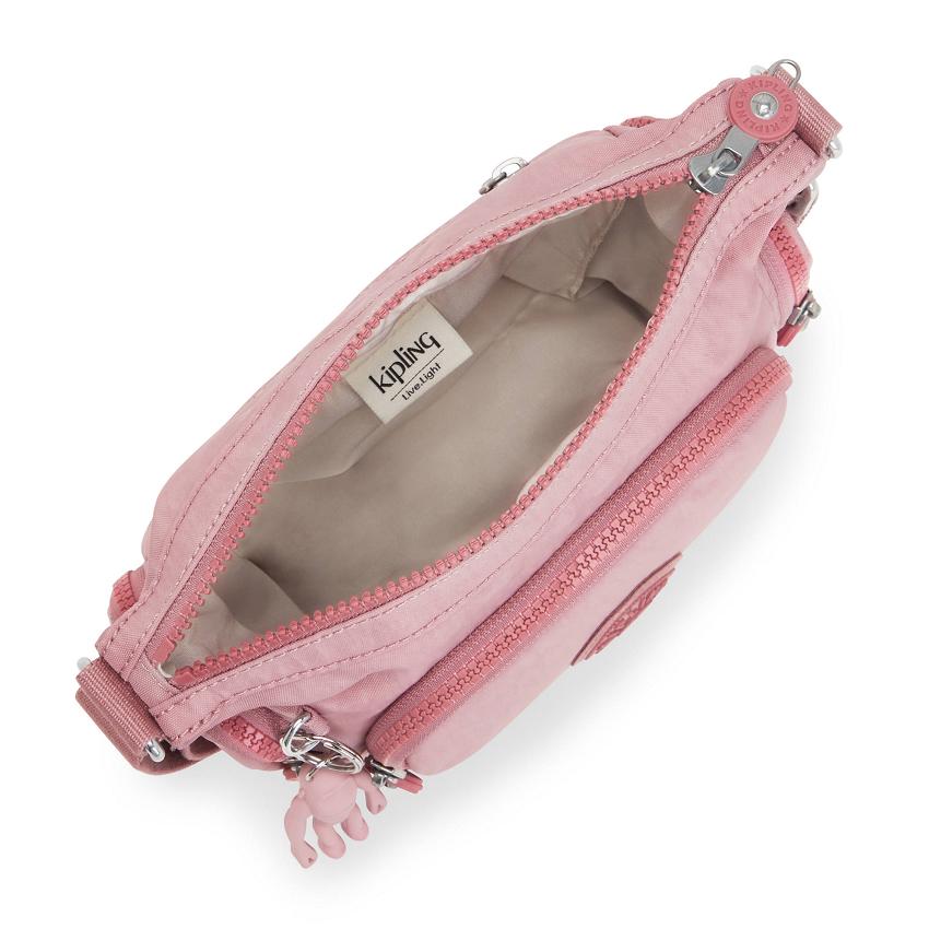 Kipling Gabbie Mini Crossbody Bags Lavender Pink | UKKi1569B