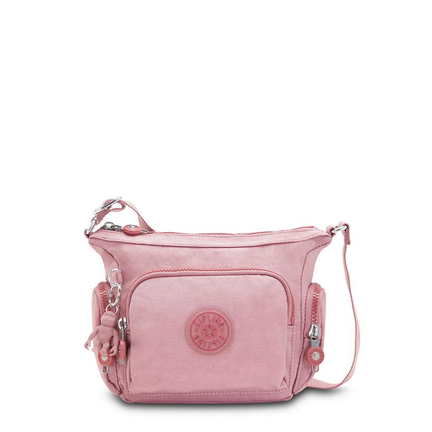 Kipling Gabbie Mini Crossbody Bags Lavender Pink | UKKi1569B