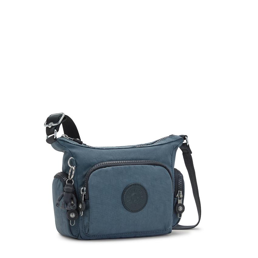 Kipling Gabbie Mini Crossbody Bags Navy Grey | UKKi1564K