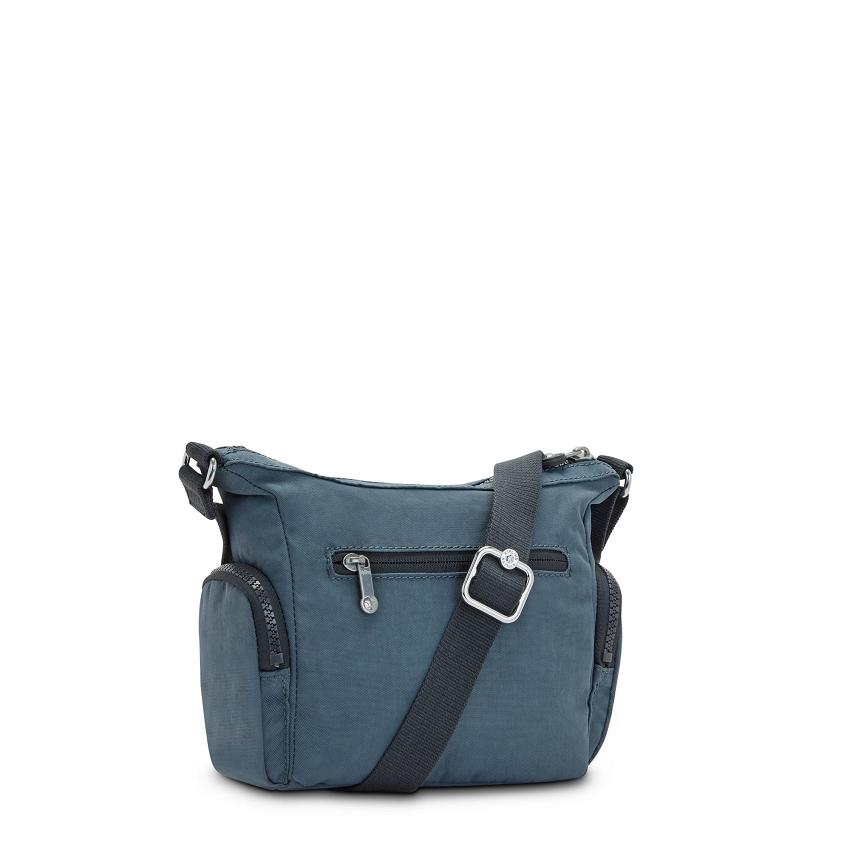 Kipling Gabbie Mini Crossbody Bags Navy Grey | UKKi1564K