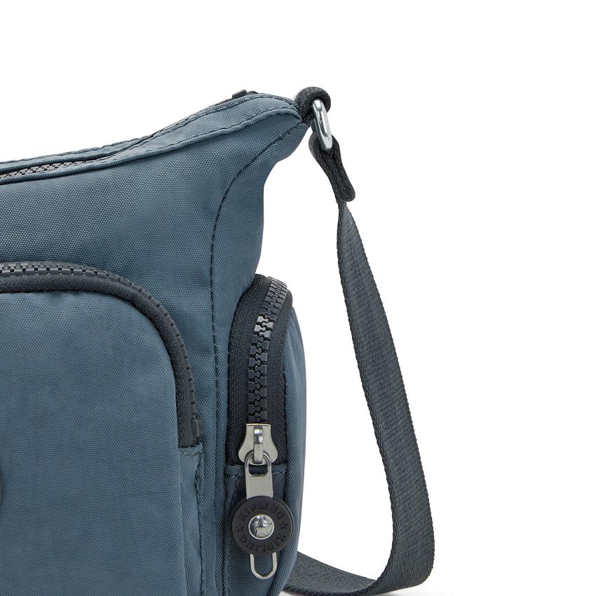 Kipling Gabbie Mini Crossbody Bags Navy Grey | UKKi1564K