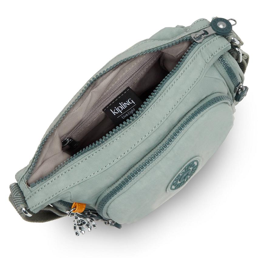 Kipling Gabbie Mini Crossbody Bags Olive | UKKi1568V