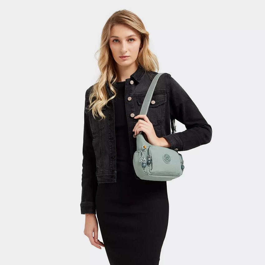 Kipling Gabbie Mini Crossbody Bags Olive | UKKi1568V