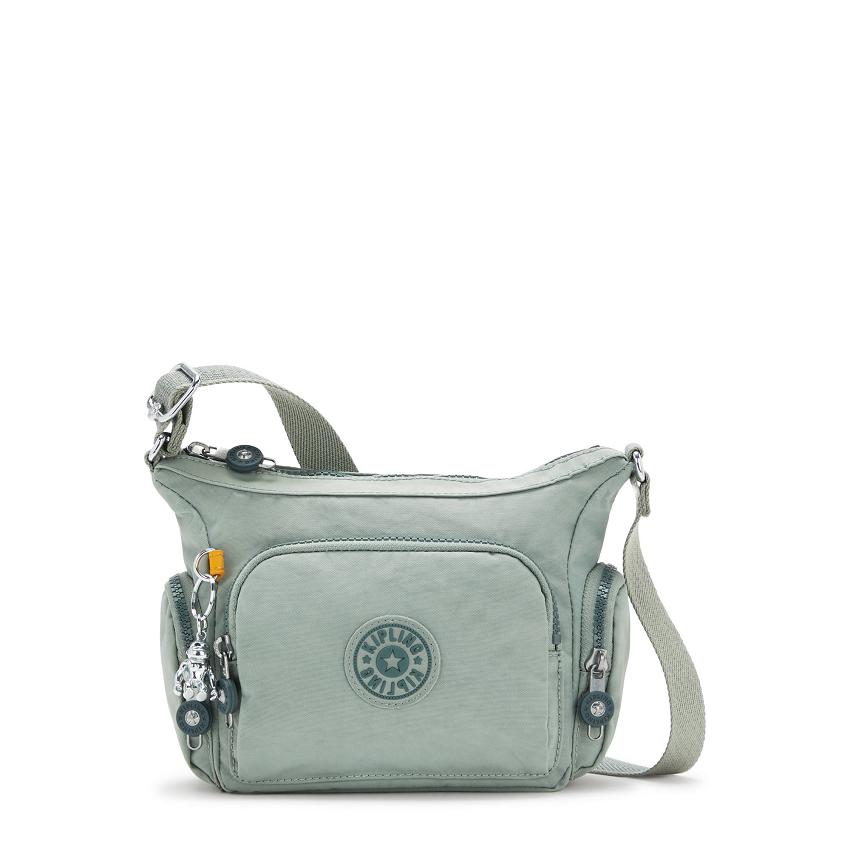 Kipling Gabbie Mini Crossbody Bags Olive | UKKi1568V