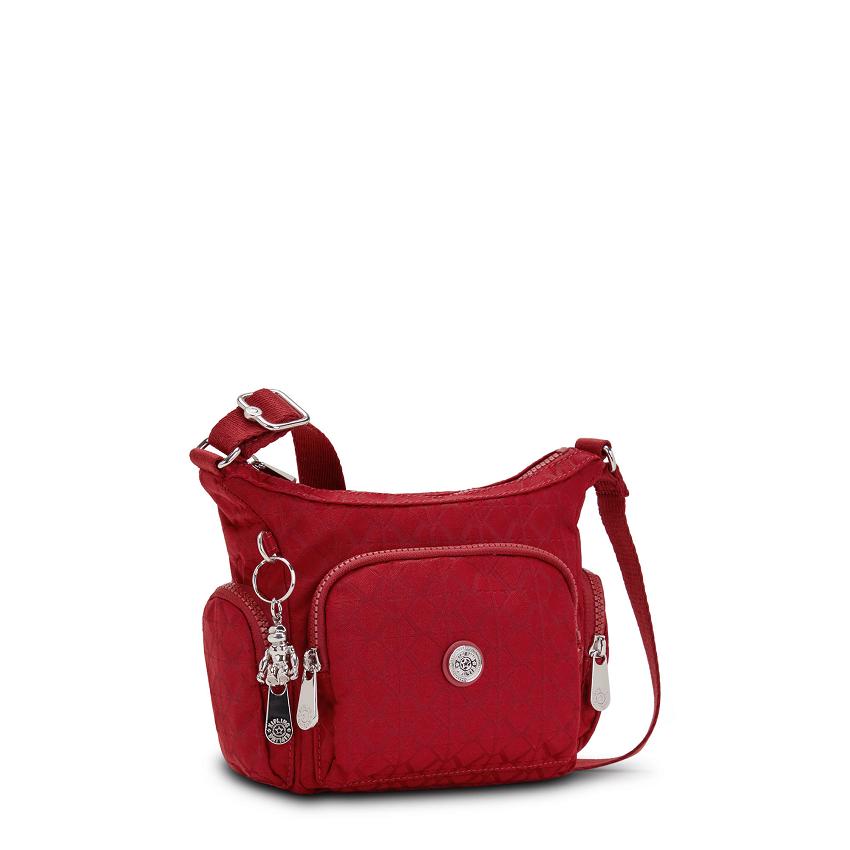 Kipling Gabbie Mini Crossbody Bags Red | UKKi1567C