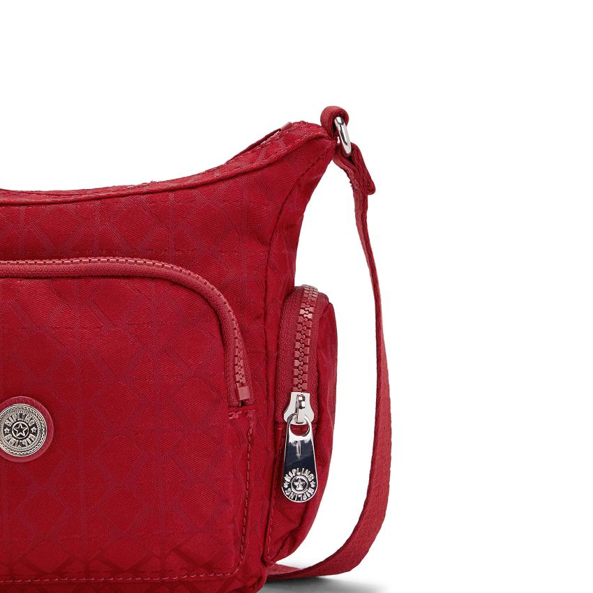Kipling Gabbie Mini Crossbody Bags Red | UKKi1567C