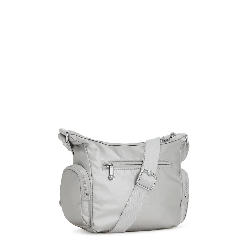 Kipling Gabbie Mini Crossbody Bags Silver | UKKi1563J