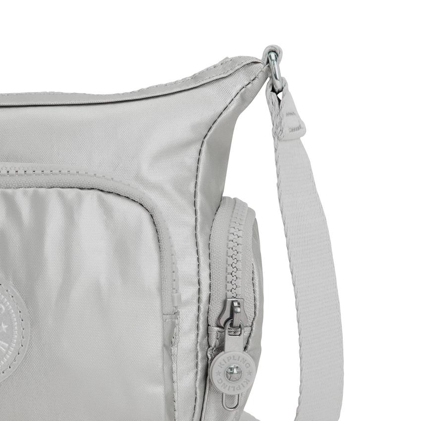 Kipling Gabbie Mini Crossbody Bags Silver | UKKi1563J