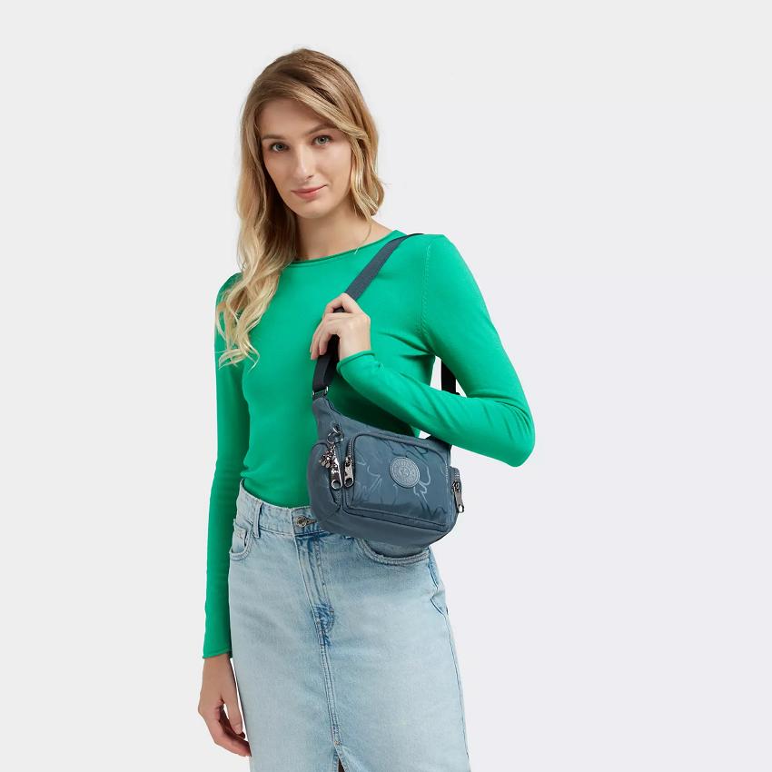 Kipling Gabbie Mini Mini Bags Navy Grey | UKKi1848O