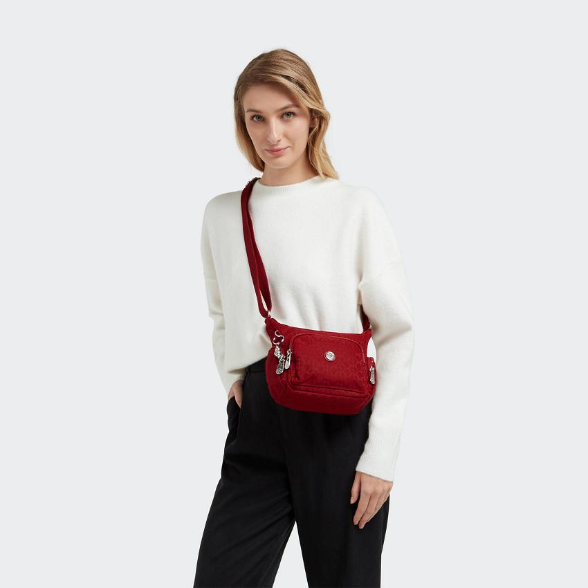 Kipling Gabbie Mini Mini Bags Red | UKKi1851S