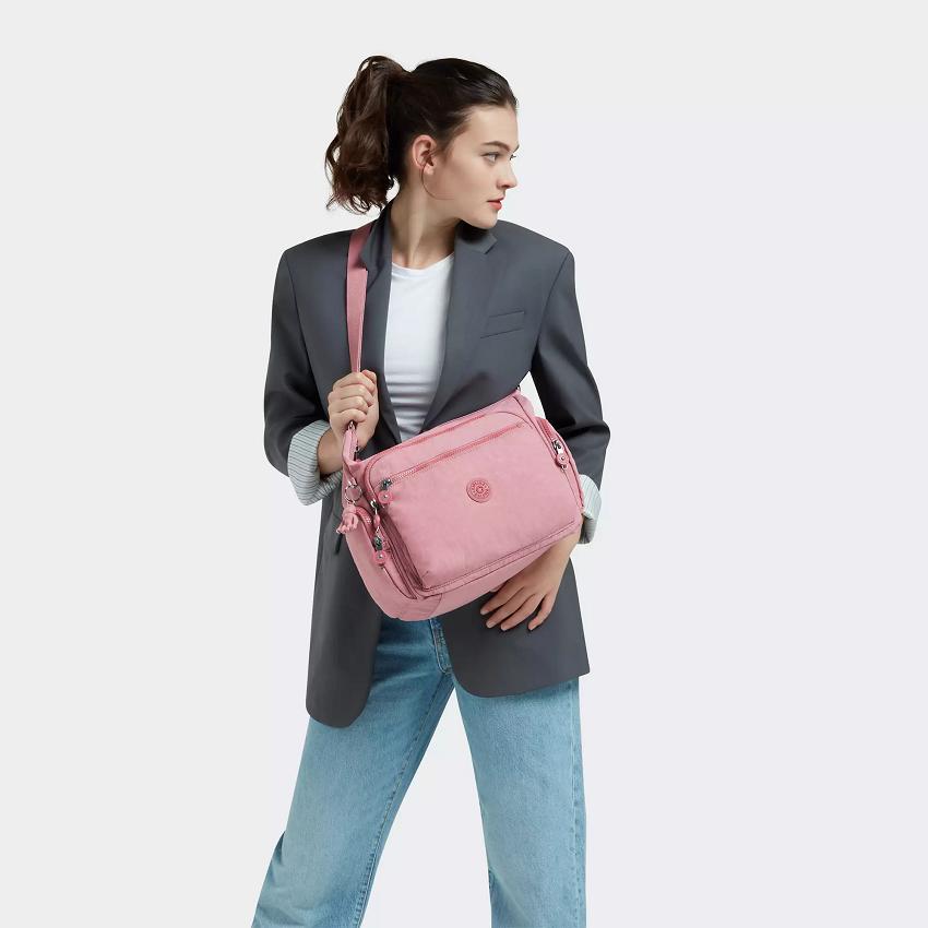 Kipling Gabbie Shoulder Bags Lavender Pink | UKKi1955A