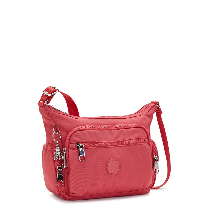 Kipling Gabbie Small Crossbody Bags Beige Coral | UKKi1573M