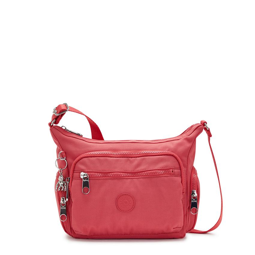 Kipling Gabbie Small Crossbody Bags Beige Coral | UKKi1573M